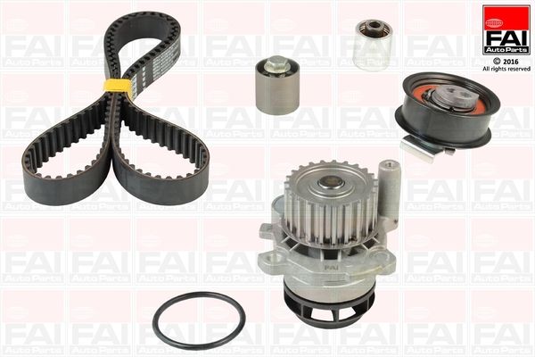 FAI AUTOPARTS Ūdenssūknis + Zobsiksnas komplekts TBK457-6445